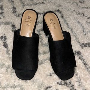 Call It Spring Tarasa Faux Suede Mule